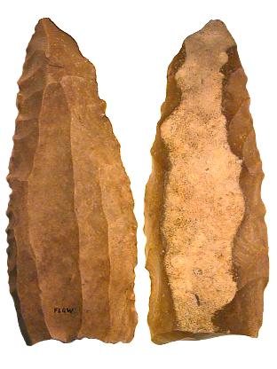 Neolithic Blade Core used to produce long blades for Daggers and Knives